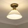 1_Orwell 10" Wide Brushed Champagne Bronze Ceiling Light