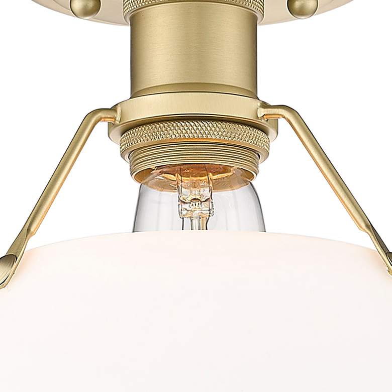 Image 3 Orwell 10" Wide Brushed Champagne Bronze Ceiling Light more views