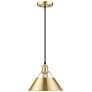 1_Orwell 10" Wide Brushed Champagne Bronze Pendant Light