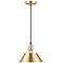 Orwell 10" Wide Brushed Champagne Bronze Pendant Light