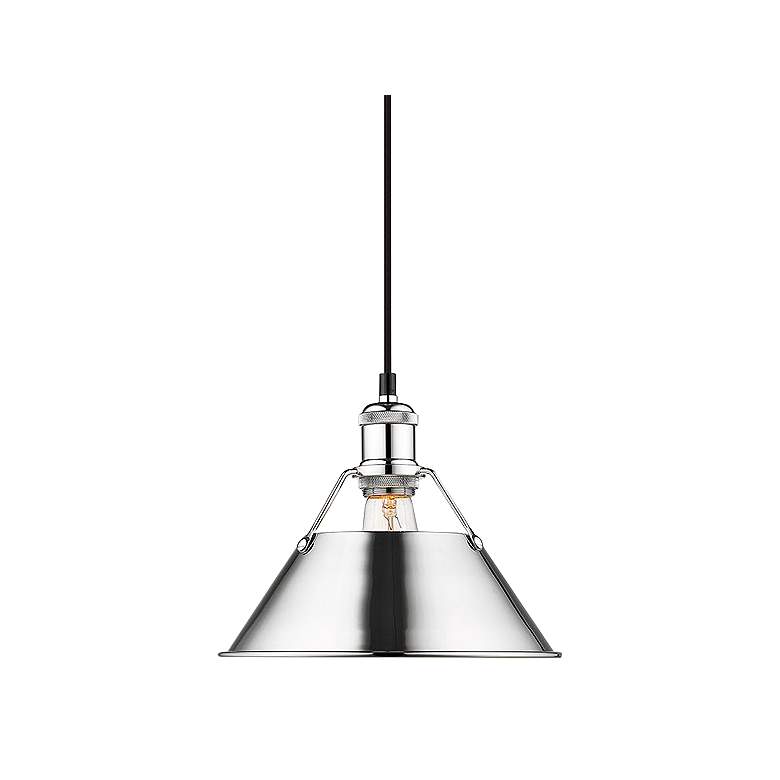 Image 1 Orwell 10" Wide Chrome Mini Pendant