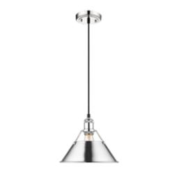 Orwell 10" Wide Chrome Mini Pendant