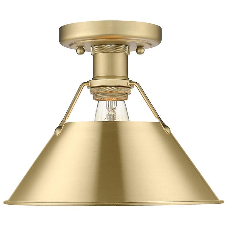 Image 1 Orwell 10" Wide Flush Mount in Brushed Champagne Bronze