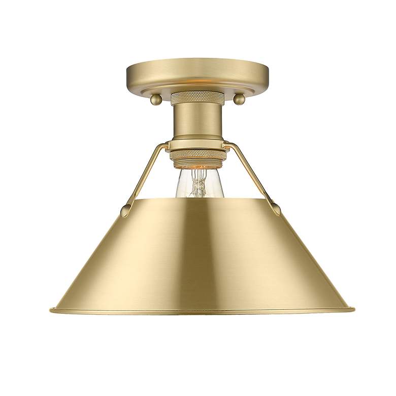 Image 2 Orwell 10" Wide Flush Mount in Brushed Champagne Bronze more views