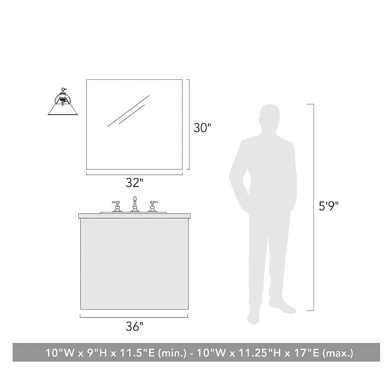 Image 5 Orwell 10" Wide Swing Arm in Matte Black with Opal Glass more views