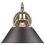 1_Orwell 10" Wide Wall Sconce in Aged Brass with Rubbed Bronze