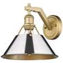 1_Orwell 10" Wide Wall Sconce in Brushed Champagne Bronze with Chrome