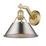 2_Orwell 10" Wide Wall Sconce in Brushed Champagne Bronze with Pewter more views