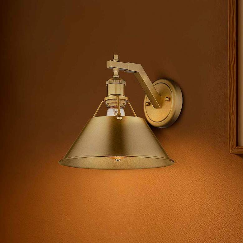 Image 1 Orwell 10" Wide Wall Sconce in Brushed Champagne Bronze