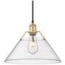 1_Orwell 14" Wide Brushed Champagne Bronze Pendant Light