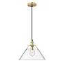 2_Orwell 14" Wide Brushed Champagne Bronze Pendant Light more views