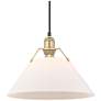 1_Orwell 14" Wide Brushed Champagne Bronze Pendant Light