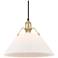 Orwell 14" Wide Brushed Champagne Bronze Pendant Light