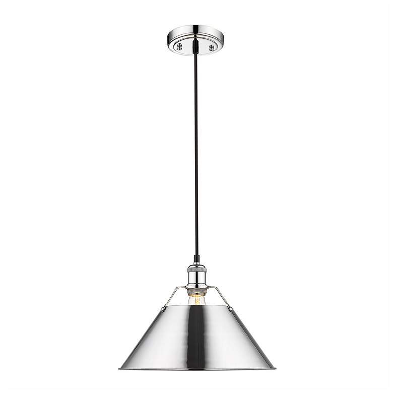 Image 1 Orwell 14" Wide Pendant in Chrome