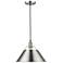 Orwell 14" Wide Pewter 1-Light Pendant With Pewter Shade