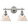 Orwell 18 1/4" Wide 2-Light Vanity Light in Pewter with Opal