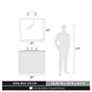 4_Orwell 18 1/4" Wide Chrome 2-Light Bath Light with Chrome more views