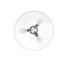 3_Orwell 18 3/4" Wide 3-Light Flush Mount in Chrome with Clear Glass more views