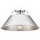 Orwell 18 3/4" Wide 3-Light Flush Mount in Chrome