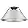 Orwell 18 3/4" Wide 3-Light Flush Mount in Matte Black with Pewter