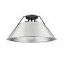 2_Orwell 18 3/4" Wide 3-Light Flush Mount in Matte Black with Pewter more views