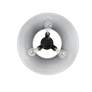 3_Orwell 18 3/4" Wide 3-Light Flush Mount in Matte Black with Pewter more views