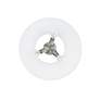 3_Orwell 18 3/4" Wide 3-Light Flush Mount in Pewter with Opal Glass more views