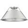 Orwell 18 3/4" Wide 3-Light Flush Mount in Pewter