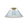 2_Orwell 18 3/4" Wide Champagne Bronze 3-Light Ceiling Light more views