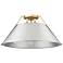 Orwell 18 3/4" Wide Champagne Bronze 3-Light Ceiling Light