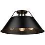 2_Orwell 18 3/4" Wide Matte Black Ceiling Light