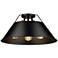 Orwell 18 3/4" Wide Matte Black Ceiling Light