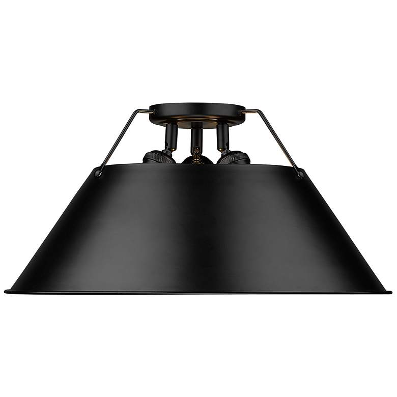 Image 3 Orwell 18 3/4" Wide Matte Black Ceiling Light more views
