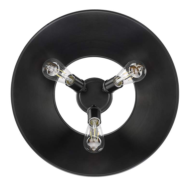 Image 4 Orwell 18 3/4" Wide Matte Black Ceiling Light more views