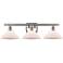 Orwell 26" 3-Light Brushed Satin Nickel Bath Light w/ Matte White Shad