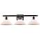Orwell 26" 3-Light Oil Rubbed Bronze Bath Light w/ Matte White Shade
