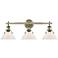 Orwell 27 1/4" Wide Aged Brass 3-Light Vanity Bath Light