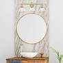 5_Orwell 27 1/4" Wide Bronze Clear Glass 3-Light Bath Light more views