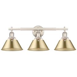 Orwell 27 1/4" Wide Pewter 3-Light Bath Light