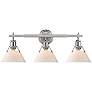 1_Orwell 27 1/4" Wide Pewter 3-Light Vanity Bath Light