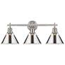 1_Orwell 27 1/4" Wide Pewter 3-Light Vanity Bath Light