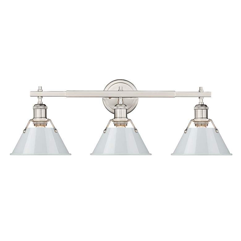 Image 3 Orwell 27 1/4" Wide Pewter 3-Light Vanity Bath Light more views