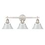 3_Orwell 27 1/4" Wide Pewter 3-Light Vanity Bath Light more views