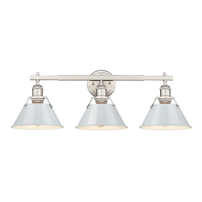 Image 4 Orwell 27 1/4" Wide Pewter 3-Light Vanity Bath Light more views