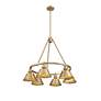 2_Orwell 29" Wide 6-Light Chandelier in Brushed Champagne Bronze more views