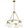 Orwell 29" Wide Brushed Champagne Bronze 6-Light Chandelier