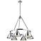 Orwell 29" Wide Chrome 6-Light Chandelier