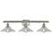 Orwell 3 Light 26" LED Bath Light - Brushed Satin Nickel - Clear Shade