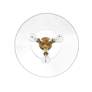 3_Orwell 3-Light Flush Mount in Champagne Bronze with Clear Glass more views