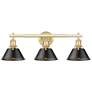 1_Orwell 3-Light Vanity Light in Champagne Bronze with Matte Black